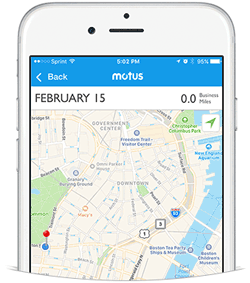 motus mobile mileage tracking watch