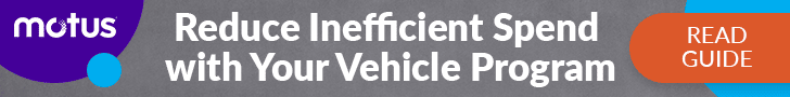 Graphic stating reduce inefficient spend with your vehicle program with a prompt to read the guide