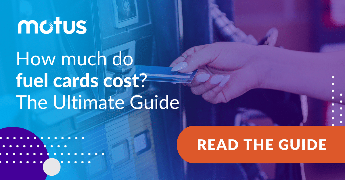 graphic saying "How much do fuel cards cost" The Ultimate Guide. Inviting to read the guide.