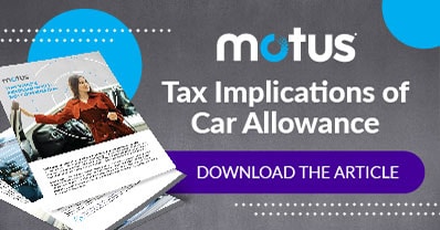 preview of article offering tax implications of car allowance