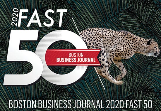 2020 Fast 50 Company by Boston Business Journal