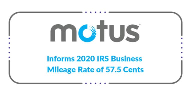 2020 IRS Business Mileage Rate