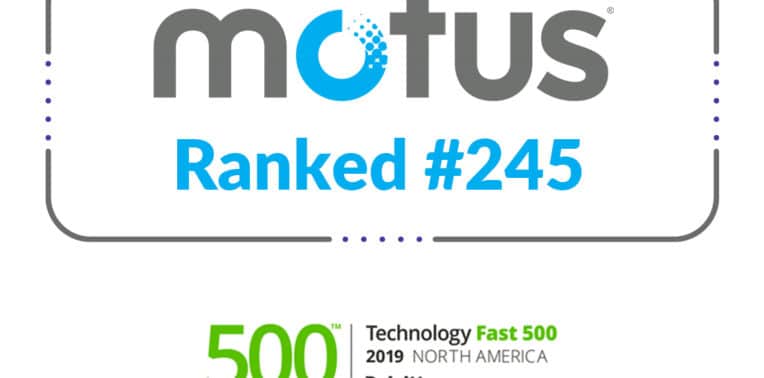 Motus Recognized on Deloitte's 2019 Technology Fast 500