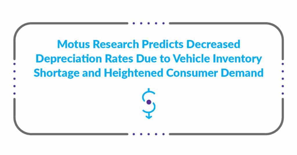 Decreased Depreciation Rates