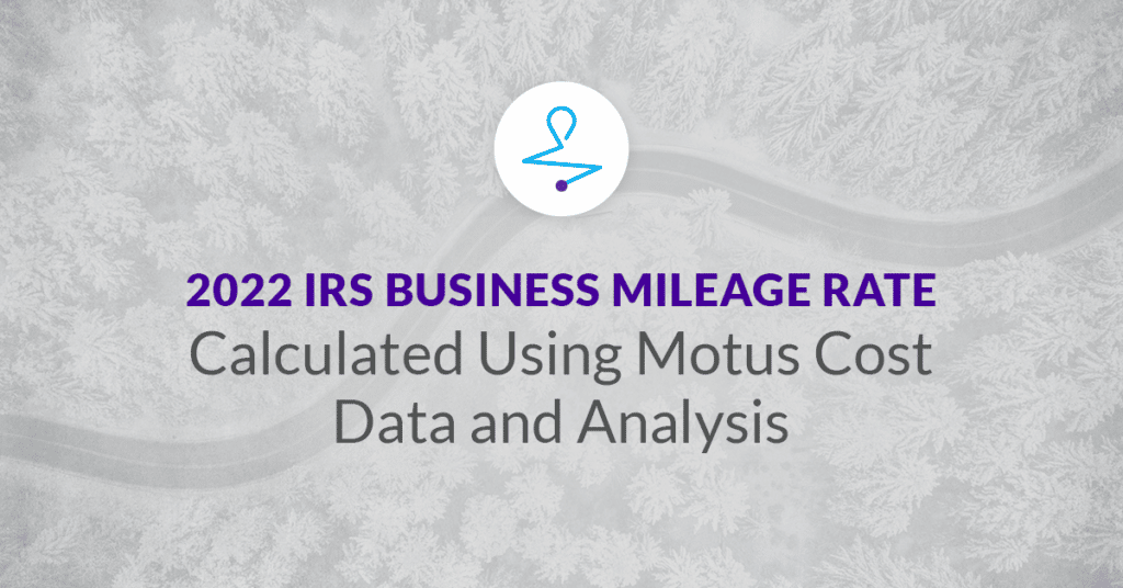 2022 IRS Business Mileage Rate