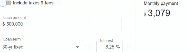 example City A 2023 of increased mortgage interest rates