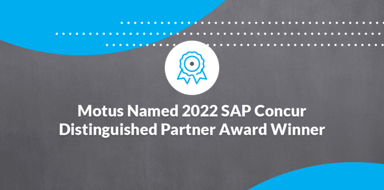 2022 SAP Concur Distinguished Partner Award