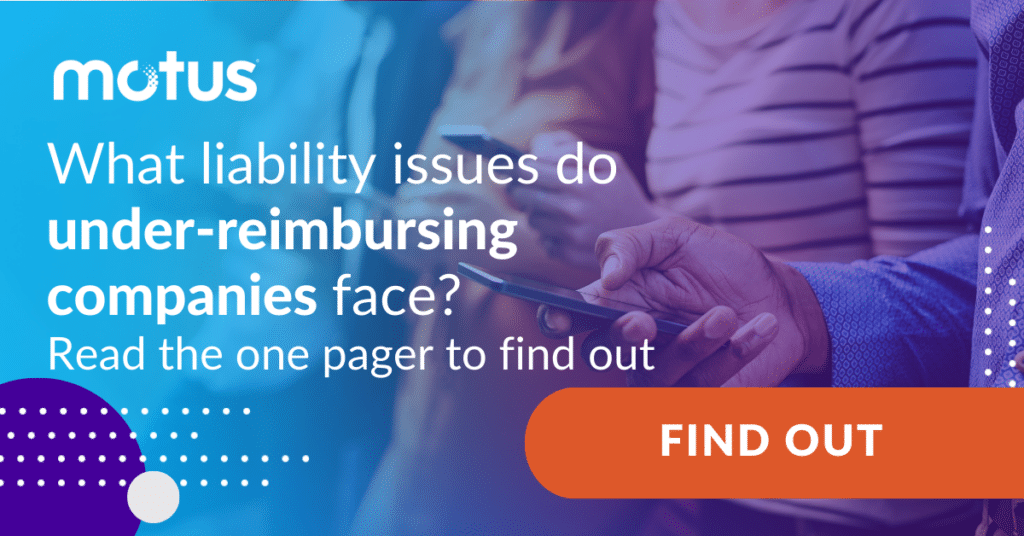 Graphic stating "What liability issues do under-reimbursing companies face? Read the one pager to find out" with button to find out. Parallels BYO Bring Your Own