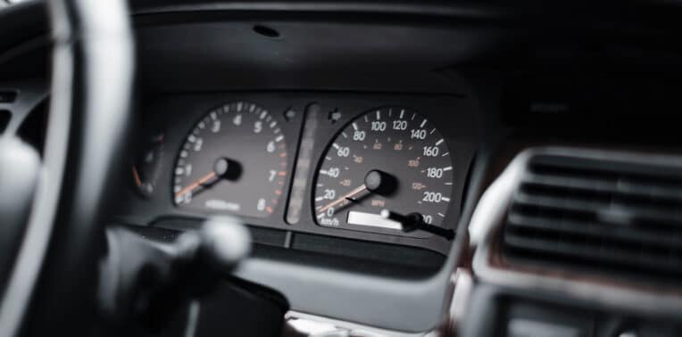 image of vehicle dashboard evoking variations in odometer readings