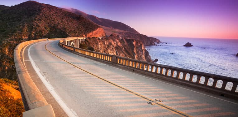 image of pacific coast highway, evoking California Labor Code Section 2802